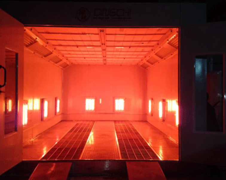 Optimizing Vertical Infrared Lamp Distribution for Customized Automotive Paint Booth Heating Walls